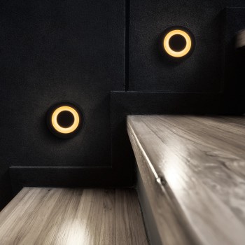 Spot exterior încastrat negru Maytoni, IP65, H6, 72°