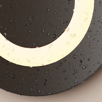 Spot exterior încastrat negru Maytoni, IP65, H6, 72°
