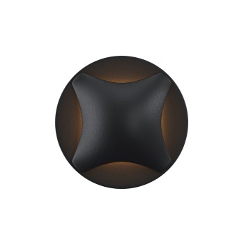 Spot exterior încastrat negru Maytoni, IP65, 3000K