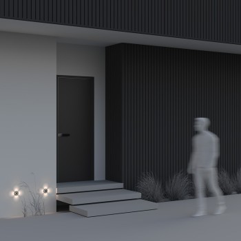 Spot exterior încastrat negru Maytoni, IP65, 3000K