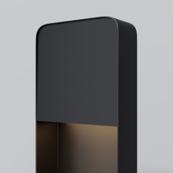Stâlp iluminat grădină exterior Porte negru Maytoni, H68, IP54