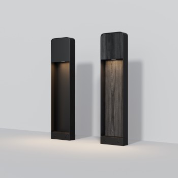 Stâlp iluminat grădină exterior Porte negru Maytoni, H68, IP54