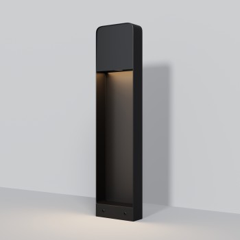Stâlp iluminat grădină exterior Porte negru Maytoni, H68, IP54