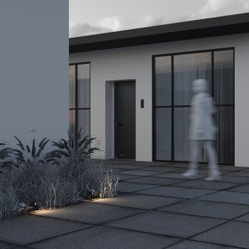 Stâlp iluminat grădină exterior Sleek grafit Maytoni, H10, IP65