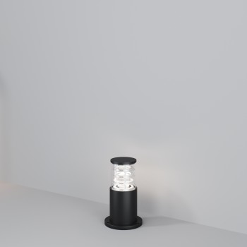 Stâlp iluminat grădină exterior Bronx negru Maytoni, H25, IP54