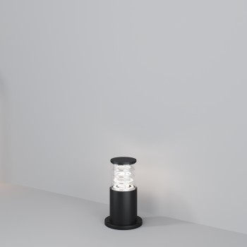 Stâlp iluminat grădină exterior Bronx negru Maytoni, H25, IP54