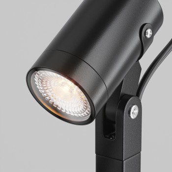 Stâlp iluminat grădină exterior Scope negru Maytoni, H60, IP65