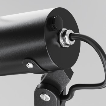 Stâlp iluminat grădină exterior Scope negru Maytoni, H60, IP65