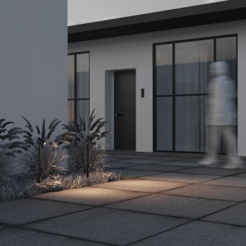 Stâlp iluminat grădină exterior Scope negru Maytoni, H60, IP65