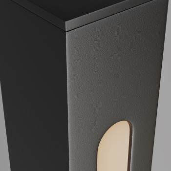 Stâlp iluminat grădină exterior Pole grafit Maytoni, H80, IP65