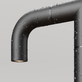 Stâlp iluminat grădină exterior Sleek grafit Maytoni, H50, IP65, 4W