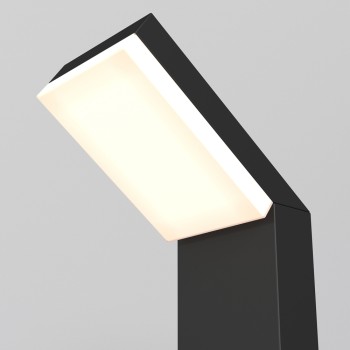 Stâlp iluminat grădină exterior Paso negru Maytoni, H80, IP54