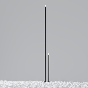 Stâlp iluminat grădină exterior Spear grafit Maytoni, H30, IP65