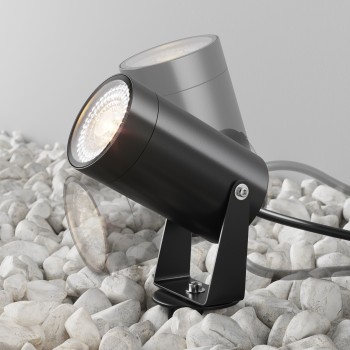 Stâlp iluminat grădină exterior Scope negru Maytoni, H30, IP65