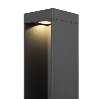 Stâlp iluminat grădină exterior Essen gri Maytoni, H65, IP54