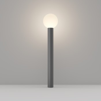 Stâlp iluminat grădină exterior Bold gri Maytoni, H80, IP54