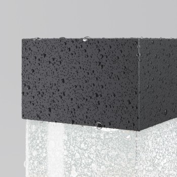 Stâlp iluminat grădină exterior Quadra negru Maytoni, H60, IP65