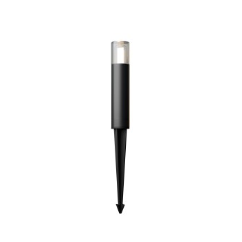 Stâlp iluminat grădină exterior Glide grafit Maytoni, H37, IP54