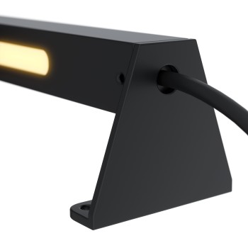 Stâlp iluminat grădină exterior Edge negru Maytoni, H6, IP65