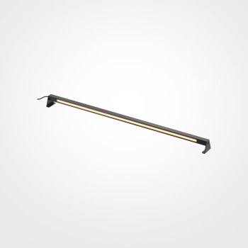 Stâlp iluminat grădină exterior Edge negru Maytoni, H6, IP65