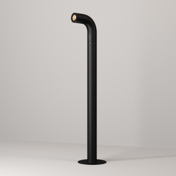 Stâlp iluminat grădină exterior Sleek grafit Maytoni, H50, IP65, 2W