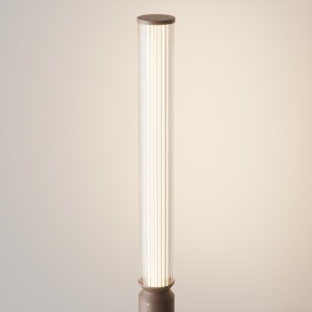 Stâlp iluminat grădină exterior Lit maro Maytoni, H199, IP65