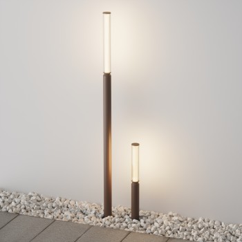 Stâlp iluminat grădină exterior Lit maro Maytoni, H199, IP65