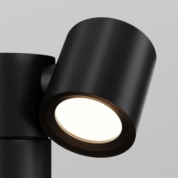 Stâlp iluminat grădină exterior Wall Street negru Maytoni, H55, IP54