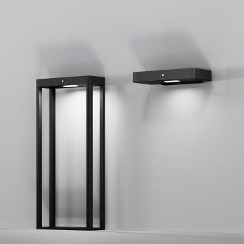 Stâlp iluminat grădină exterior Pir grafit Maytoni, H3, IP54