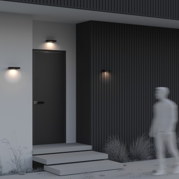 Stâlp iluminat grădină exterior Pir grafit Maytoni, H3, IP54