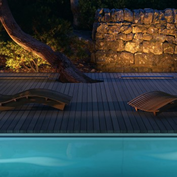 Stâlp iluminat grădină exterior Edge gri Maytoni, H6, IP65