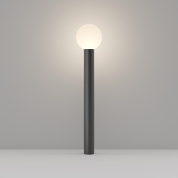 Stâlp iluminat grădină exterior Bold negru Maytoni, H80, IP54