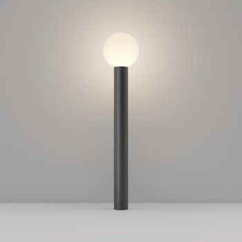 Stâlp iluminat grădină exterior Bold negru Maytoni, H80, IP54