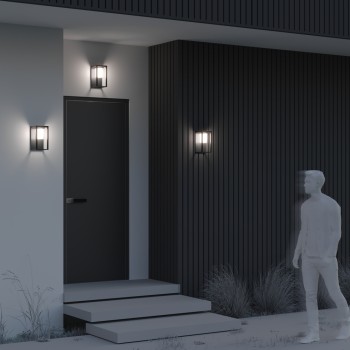 Stâlp iluminat grădină exterior Shatter grafit Maytoni, H16, IP54
