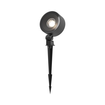 Stâlp iluminat grădină exterior Core negru Maytoni, H36, IP65