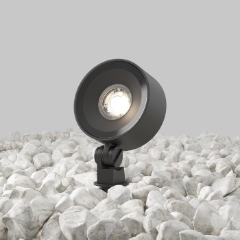Stâlp iluminat grădină exterior Core negru Maytoni, H36, IP65
