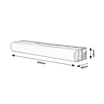 Aplica baie LED IP44 Matt crom Rabalux 2065, 10W