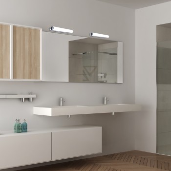 Aplica baie LED IP44 Matt crom Rabalux 2065, 10W