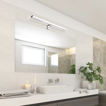 Aplica baie LED IP44 Levon crom Rabalux 2115, 12W