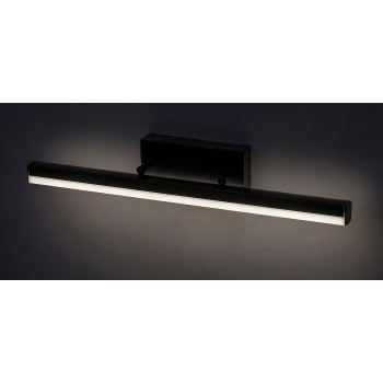 Aplica baie LED IP44 Evan negru mat Rabalux 2166, 12W