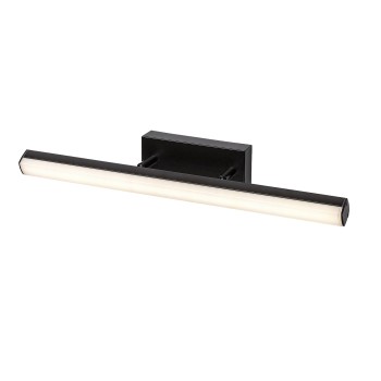Aplica baie LED IP44 Evan negru mat Rabalux 2166, 12W