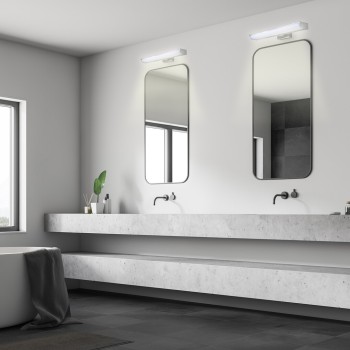 Aplica baie LED IP44 Evron crom Rabalux 5064, 13.5W