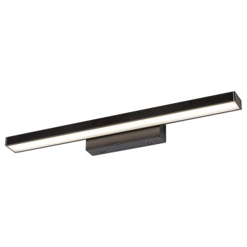 Aplica baie LED IP44 John negru mat Rabalux 5732, 12W