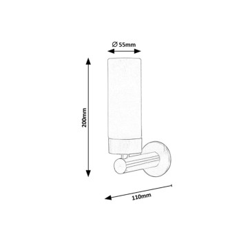 Aplica baie LED IP44 Betty bronz Rabalux 5745, 4W