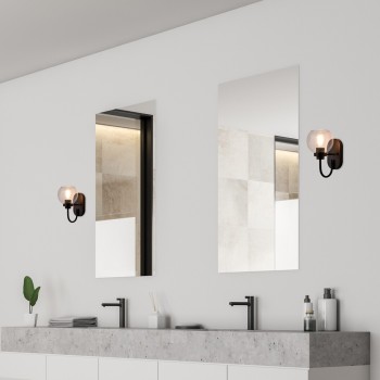 Aplica baie IP44 Tirina negru mat Rabalux 75005, 1xE27