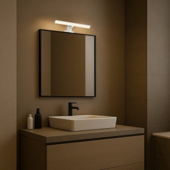 Aplica baie LED IP44 Loric crom Rabalux 75023, 6W