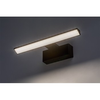 Aplica baie LED IP44 Loric negru Rabalux 75024, 6W
