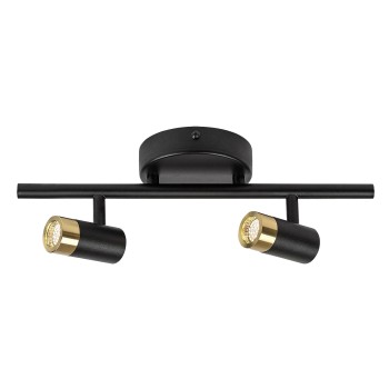 Aplica baie LED IP44 Kadir negru/ auriu Rabalux 75041, 6W