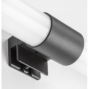 Aplica baie LED IP44 Zain negru Rabalux 75043, 6W