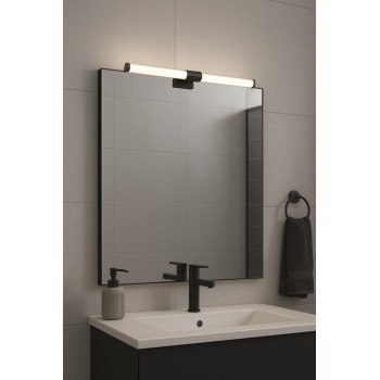 Aplica baie LED IP44 Zain negru Rabalux 75043, 6W